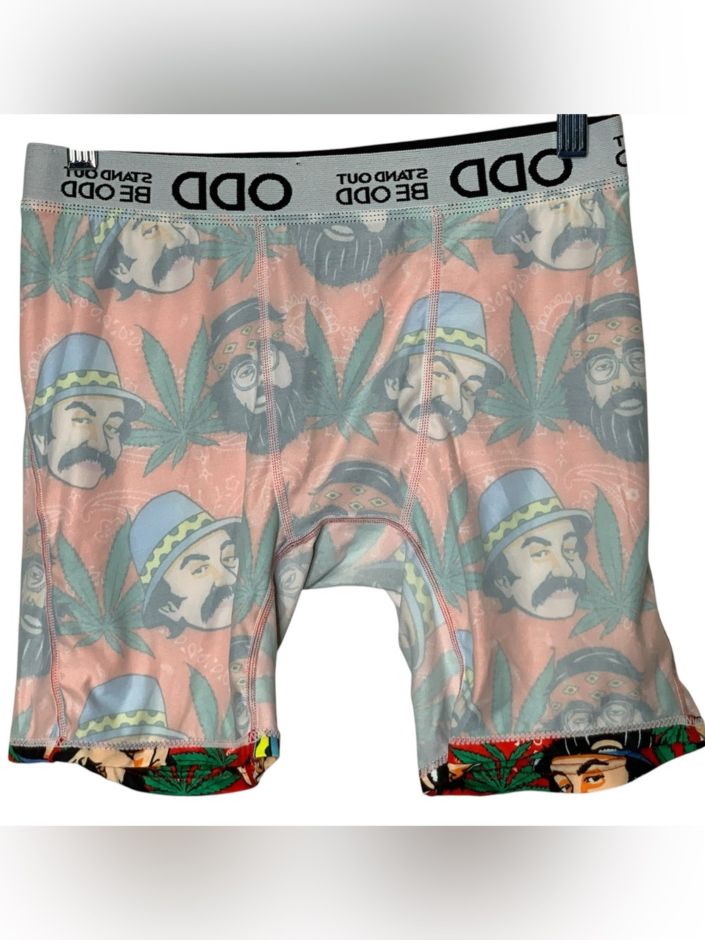 ODD Mens Boxer Briefs Cheech & Chong Size M NWOT Novelty Graphic Streetwear - Picture 4 of 7
